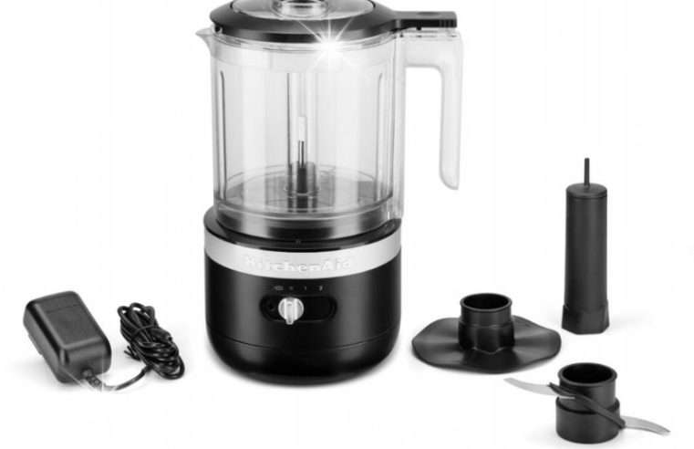 Кухненски робот KitchenAid 5KFCB519EBM безжичен черен 26.4x14x16.8cm