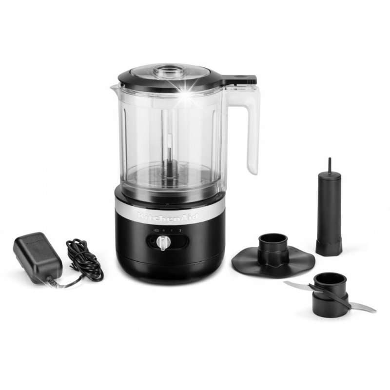 Кухненски робот KitchenAid 5KFCB519EBM безжичен черен 26.4x14x16.8cm