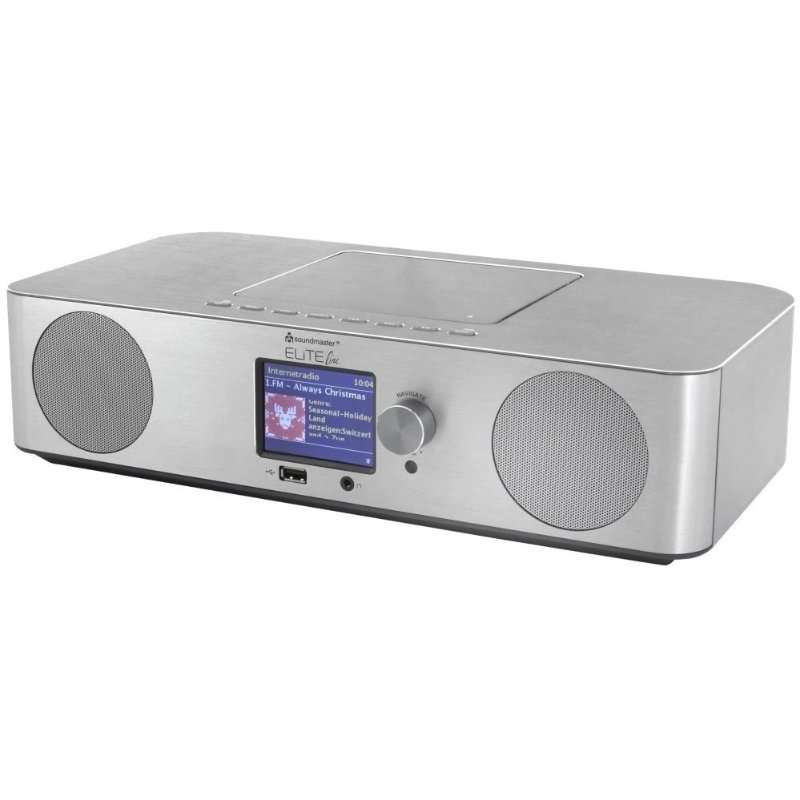 Радио интернет Soundmaster ICD2060SI, DAB+ Bluetooth, сребрист, 37.3×9.5×22.5см