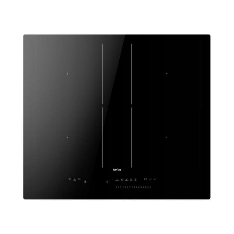 Индукционен плот Amica PIH6542PHTSUN 7.35kW черен 59.2x5x52.2cm