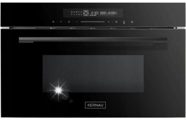 Микровълнова фурна Kernau KMO 3571 TC B, 35л, 900W, грил, черно стъкло, 31,5см