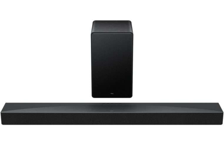 Саундбар TCL Q65H, 5.1, 580W, Bluetooth 5.3, Dolby Atmos & DTS-Virtual:X, e-ARC, Subwoofer Wireless, Черен