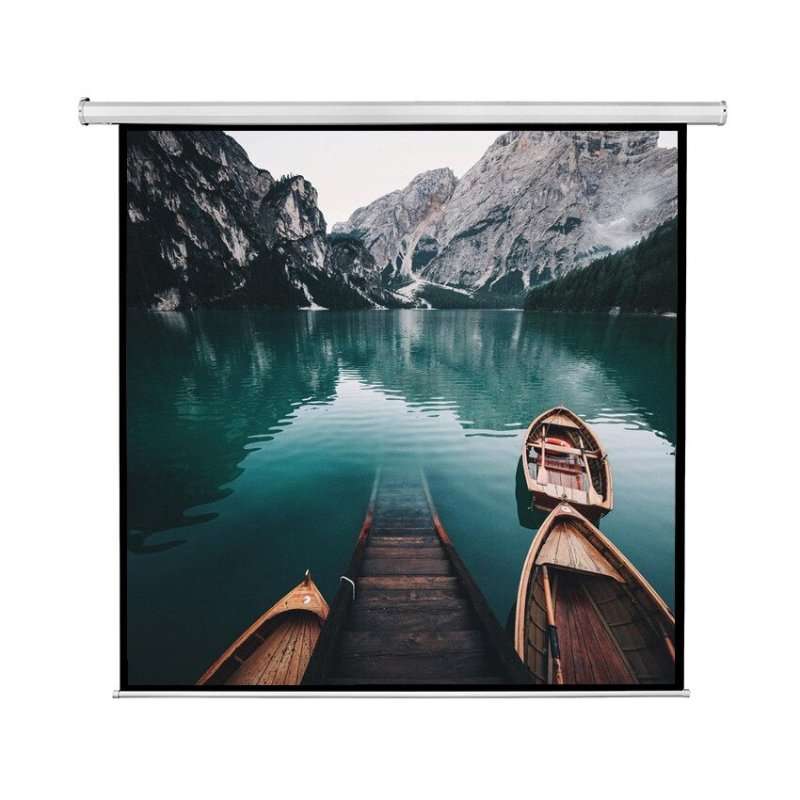 Blackmount 1/1EL240, електрически прожекционен екран, 240cm x 240cm