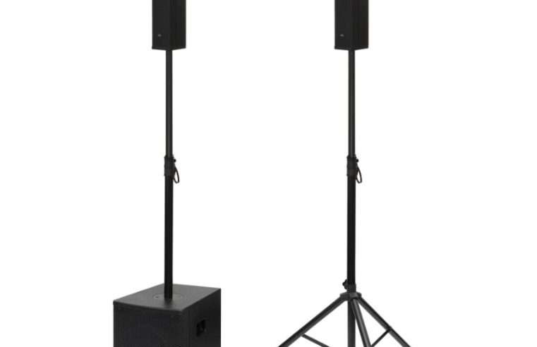 Аудио система, SAL, PAS12W243S, 400 W, субуфер 12″, 2 вертикални тонколони, Bluetooth
