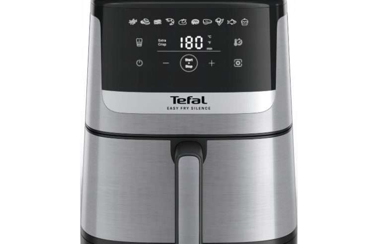 Фритюрник без мазнина Tefal Easy Fry Silence, 5L, 1670W, 10 програми, технология Silent, 22x22x12cm