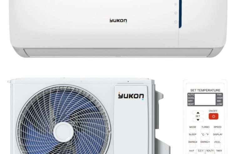 Климатик Yukon 9000 BTU / h A++/A+, вграден WI-FI, самодиагностика, автоматично почистване, нощен режим