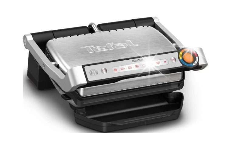Електрически грил Tefal Optigrill+ GC717D10, 2000W, 600cm2, черен, 4.5кг