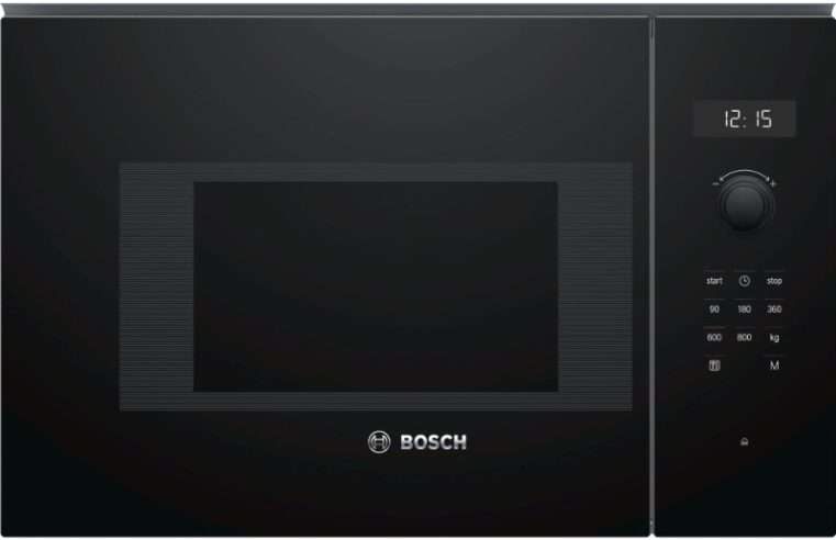 Микровълнова фурна за вграждане Bosch BFL524MB0 Serie 6 – черна