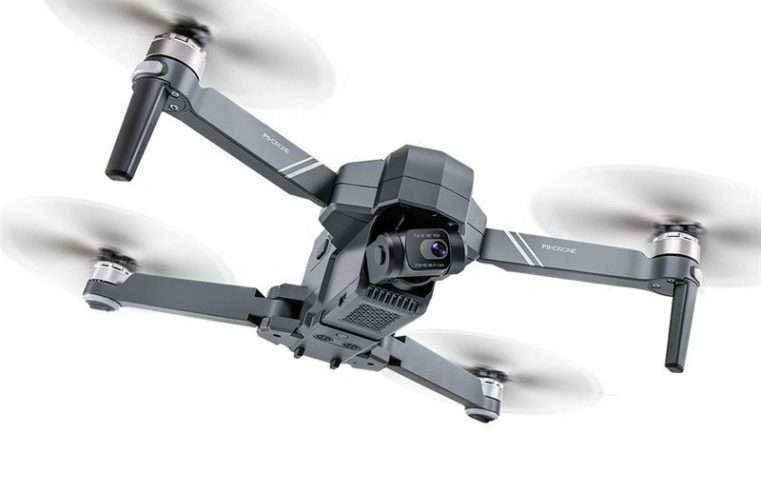 Дрон, SJRC F11S 4K PRO, WiFi, GPS, HD, Дистанционно управление, Една батерия, 64GB, Сив