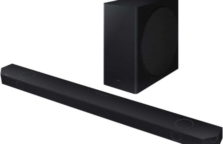 Soundbar Samsung HW-Q800D, 5.1.2, 360W, Bluetooth, Wi-Fi, Безжичен субуфер, Dolby Atmos, Черен