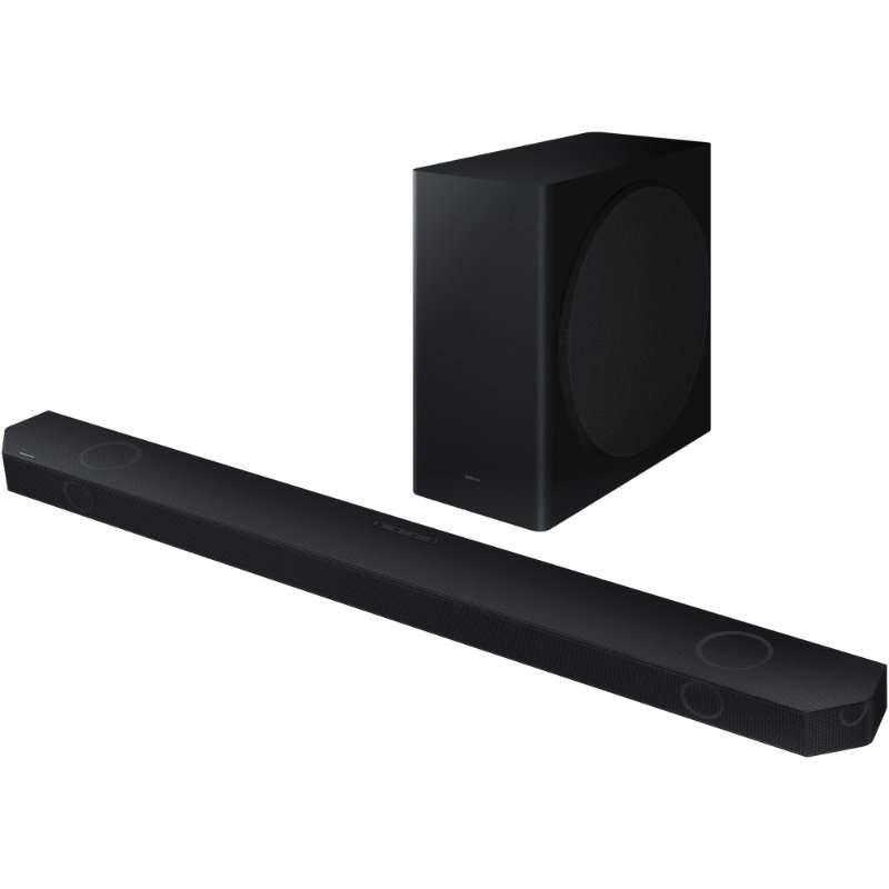 Soundbar Samsung HW-Q800D, 5.1.2, 360W, Bluetooth, Wi-Fi, Безжичен субуфер, Dolby Atmos, Черен