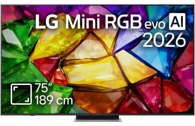 Телевизор LG MiniRGB evo 75MRGB87B3B, 75″ (189 см), Smart, 4K Ultra HD, 144 Hz, Клас D (Модел 2026)