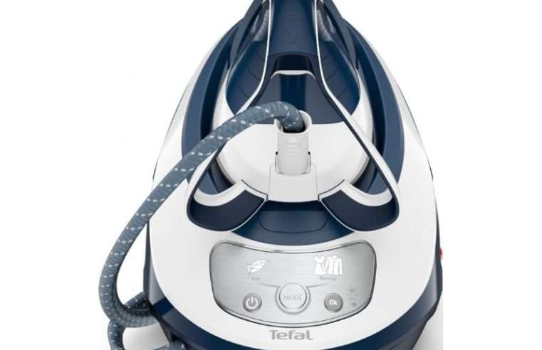 Парогенератор Tefal Pro Express Protect GV9221E0, 2600W, 7.6 бара, 550 гр/мин, син, 1800 мл