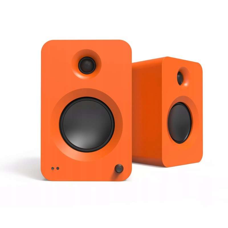 Активни тонколони Kanto REN 200W, HDMI ARC, Bluetooth 5.3, USB-C порт, матово оранжеви, 5.25 инча