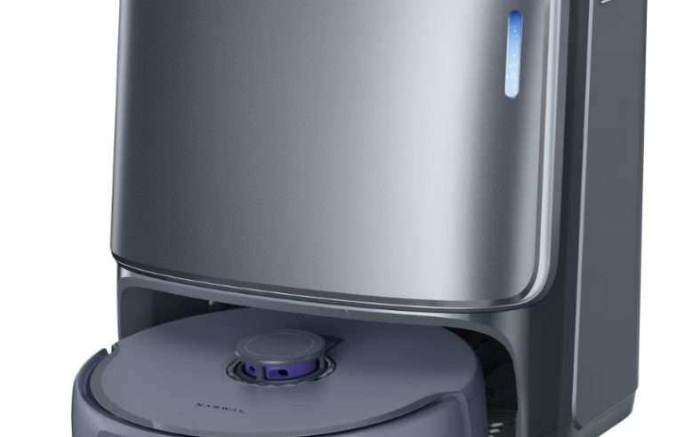 Робот прахосмукачка Narwal Freo Z10 Ultra, Многофункционална прахосмукачка, моп и зарядна станция, 18000 Pa, 6400mAh, 8 в 1 интелигентна станция, Контейнер за прах 300 мл, Резервоар за чиста вода 4,5 л/мръсна вода 4,05 л, Сив
