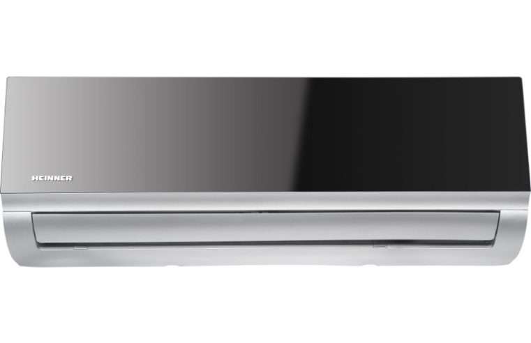 Инверторен климатик Heinner Mirror HAC-MRB12SLWIFI 12000 BTU Wi-Fi, Клас A++, Огледално черен със сребрист корпус