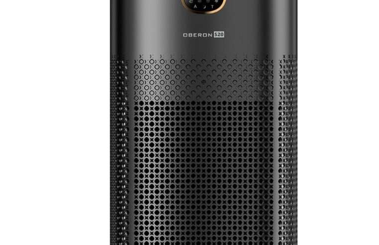 Пречиствател за въздух Oberon 520 WiFi, 6-степенна пречистваща система, До 62 м2, Екологични суперйони, UV лампа, Йонизатор, Черен