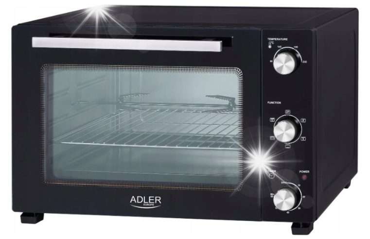 Електрическа фурна Adler AD 6026 48L черна конвекция шиш 57,1x43x36,9cm