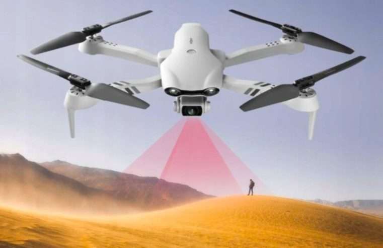 Дрон Technoid IRAN 2000, UHD, GPS, 30мин, бял, сгъваем, 2000м