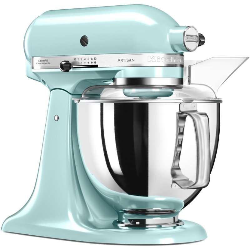 Миксер с купа KitchenAid Artisan 5KSM175PSEIC, 300W, 4.8 л, Ice Blue