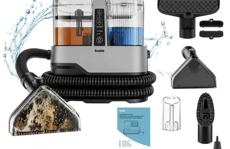 Парочистачка Boste CleanOne S10 Pro, 1800W, 17 kPa, сиво-черна, 1.1×1.2 л