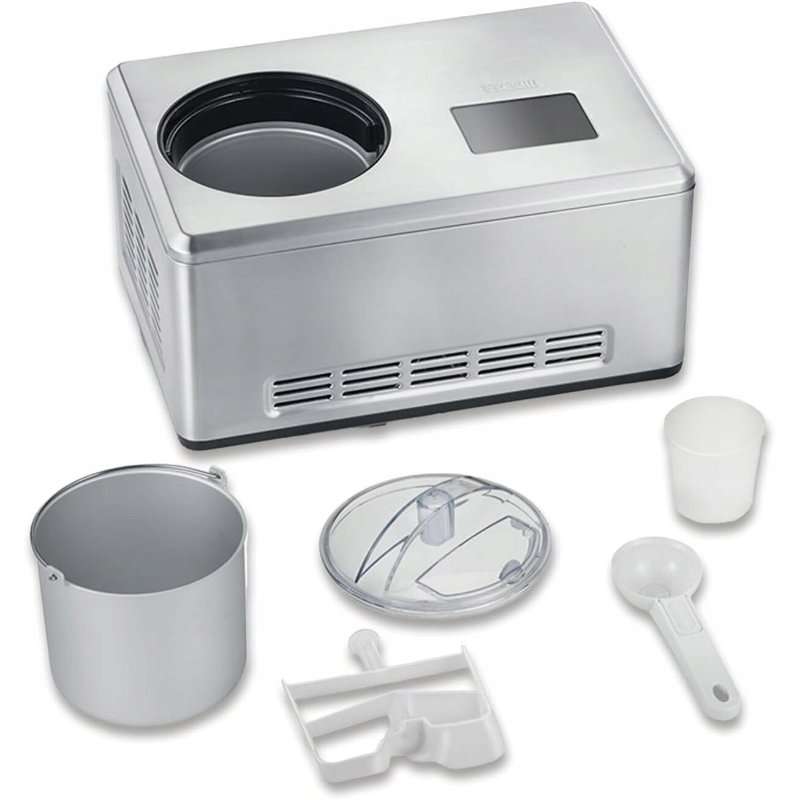Машина за сладолед 2в1, 2л, инокс, функция Keep-Cool, LED дисплей, 41×27,5×20,5см