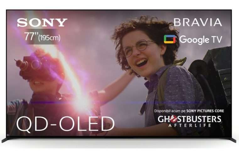 Телевизор Sony BRAVIA OLED 77A95L, 77″ (195 см), Smart Google TV, 4K Ultra HD, 100 Hz, Class G (Model 2023)