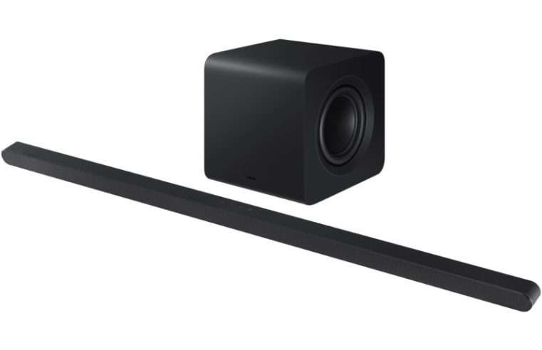 Soundbar Samsung HW-S800D, 3.1.2, 330W, Bluetooth, Wi-Fi, Безжичен субуфер, Dolby Atmos, Титаново черно