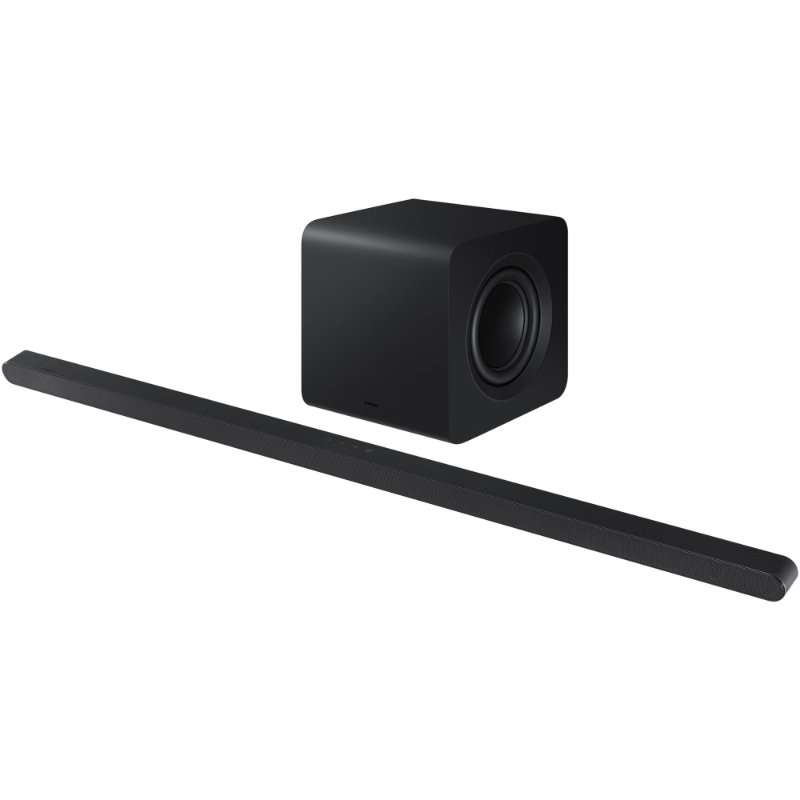 Soundbar Samsung HW-S800D, 3.1.2, 330W, Bluetooth, Wi-Fi, Безжичен субуфер, Dolby Atmos, Титаново черно