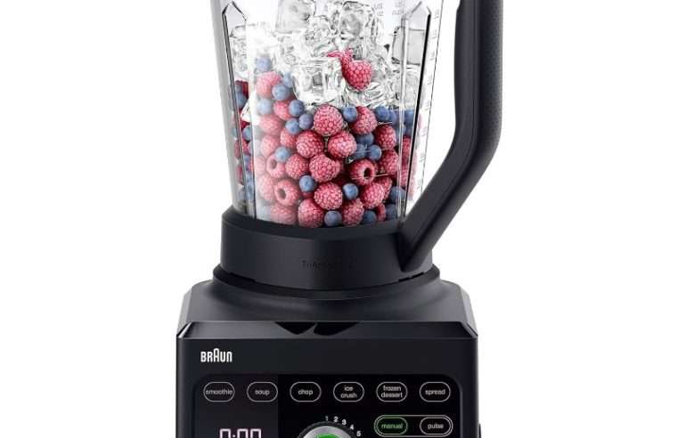 Блендер Braun PowerBlend 9, 1600 W, 3 L, 10 скорости, черен