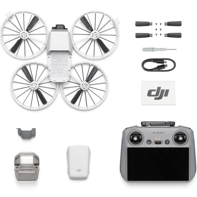 Дrone DJI Flip, 4K/60, 48MP + Контролер RC 2