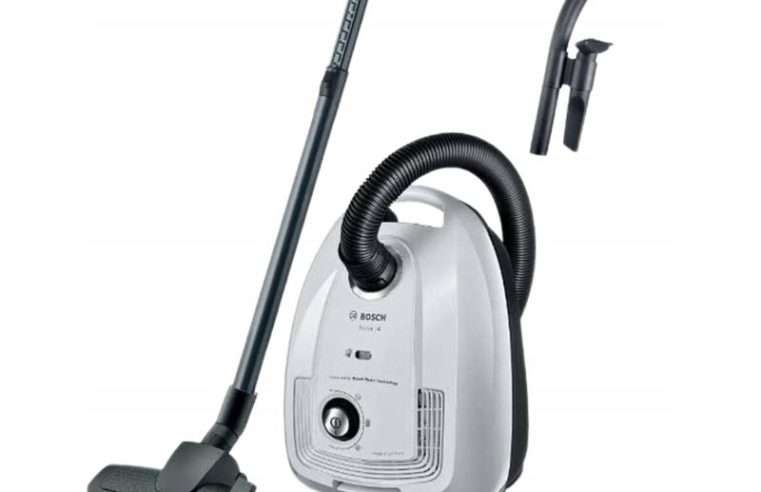 Прахосмукачка с торба Bosch BGL38WH2 бяла 600W HEPA 10м