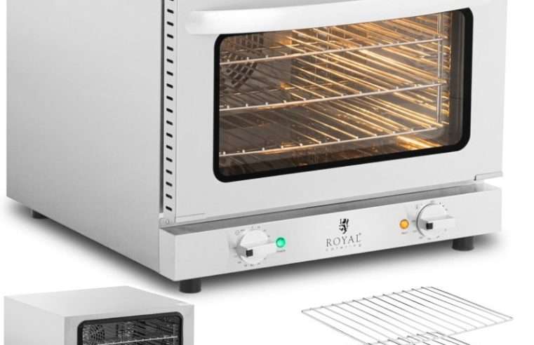 Конвекторна фурна Royal Catering RCCO-2.1, 3 нива, 2150 W, инокс, 50,5×47,5×37,5см