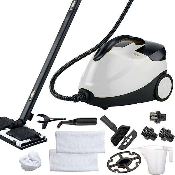 Парочистачка / парен моп Maltec HDS7000W-PRO, 2000W, капацитет 1,6 л (пълнене 1,5 л), бял/черен