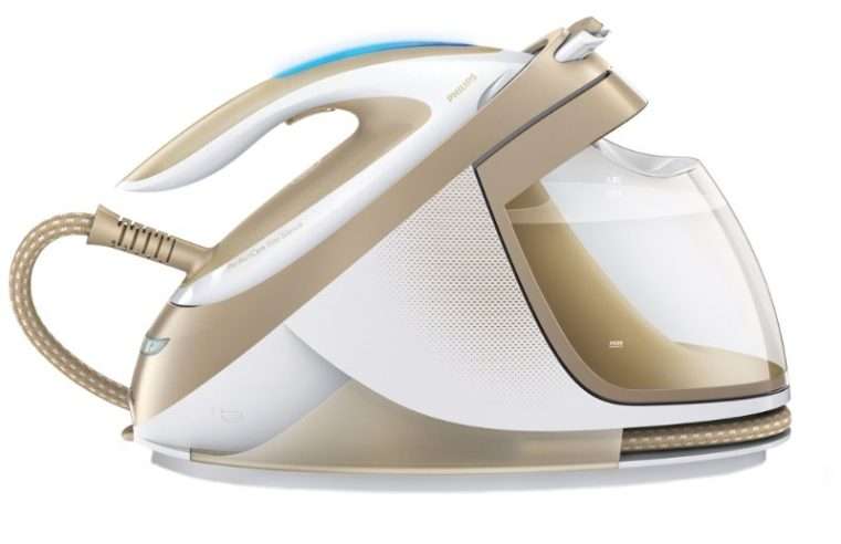 Парогенератор Philips PerfectCare Elite Silence GC9642/60, 2400 W, 7.2 bar, 1.8 л, непрекъсната пара до 145 г/мин, парен удар до 490 гр., плоча T-ionic Glide