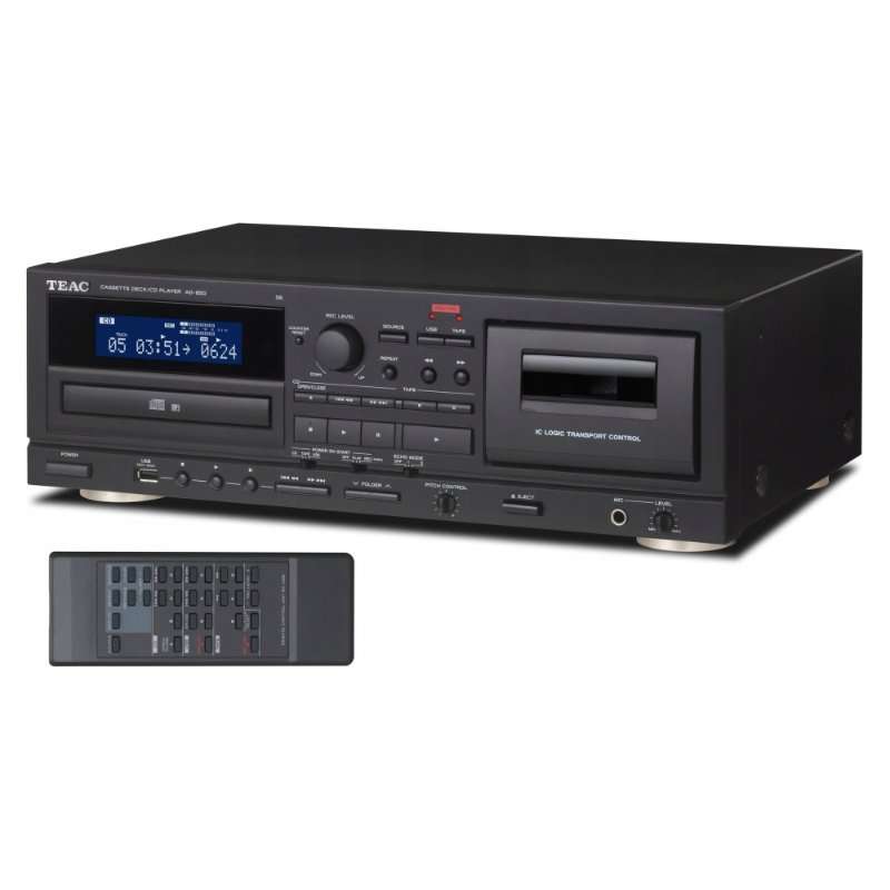 CD MP3 USB плейър TEAC AD-850-SE караоке черен 435x145x288mm