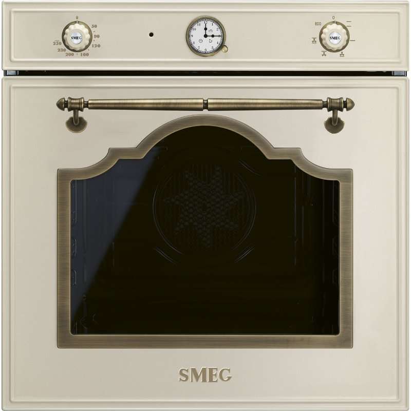 Фурна за вграждане Smeg SF67C1PO, 70 л, 6 функции, Клас А, Крем