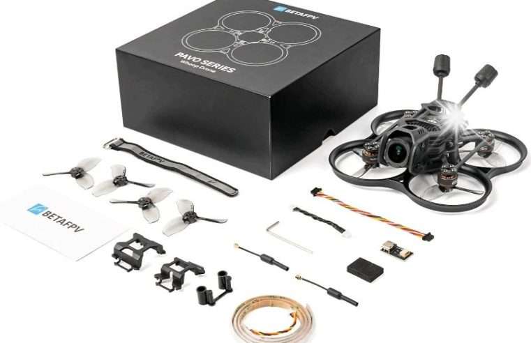 Дрон BetaFPV Pavo20 Pro II cinewhoop 2.2″, безчетков, многоцветен, 93.9×93.9мм