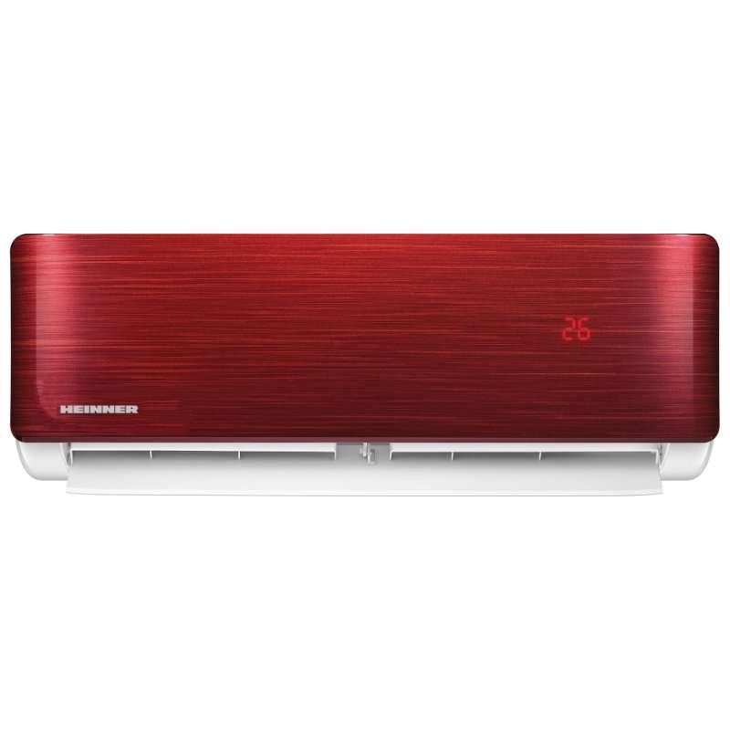 Инверторен климатик Heinner Onix Eco 12000 BTU Wi-Fi, Клас A++, R32, Червен