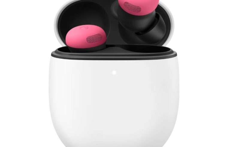 Слушалки за поставяне в ушите Google Pixel Buds Pro 2, True Wireless, ANC, Google AI, Bluetooth, Микрофон, Fast Pair, IPX4, Автономия 34 часа, Peony
