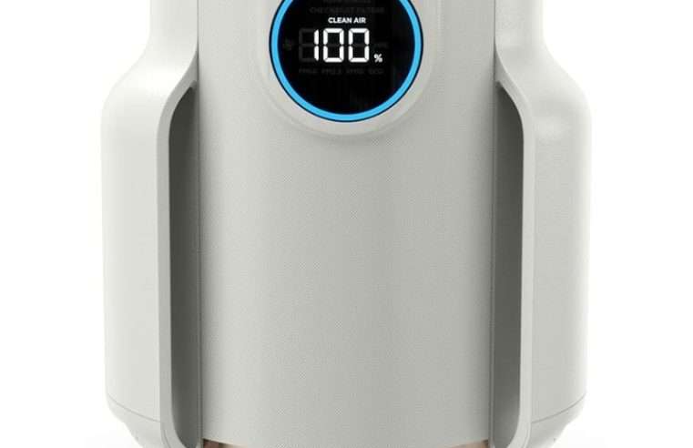 Пречиствател за въздух Shark HP072EU NeverChange, с автономност до 5 години, покритие до 23 м², компактен пречиствател за въздух, HEPA филтър, улавя 99,97% от алергени като прах