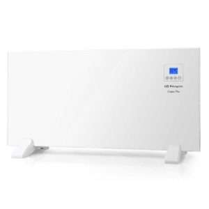Радиатор, REH1500, 1500 W, Жилищен, Паркет, LCD екран, Метал, Бял
