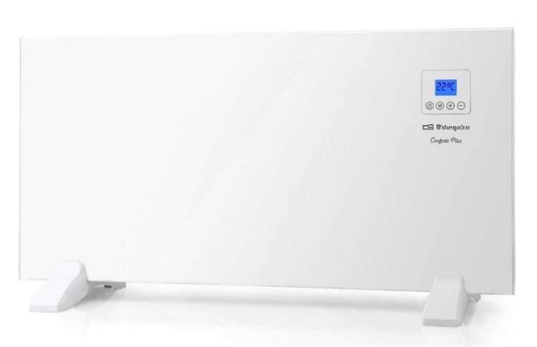 Радиатор, REH1500, 1500 W, Жилищен, Паркет, LCD екран, Метал, Бял