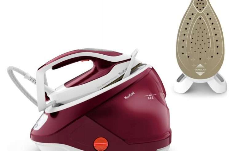 Парна станция Tefal Pro Express Protect GV9220 7.5bar 2600W бяло-синя