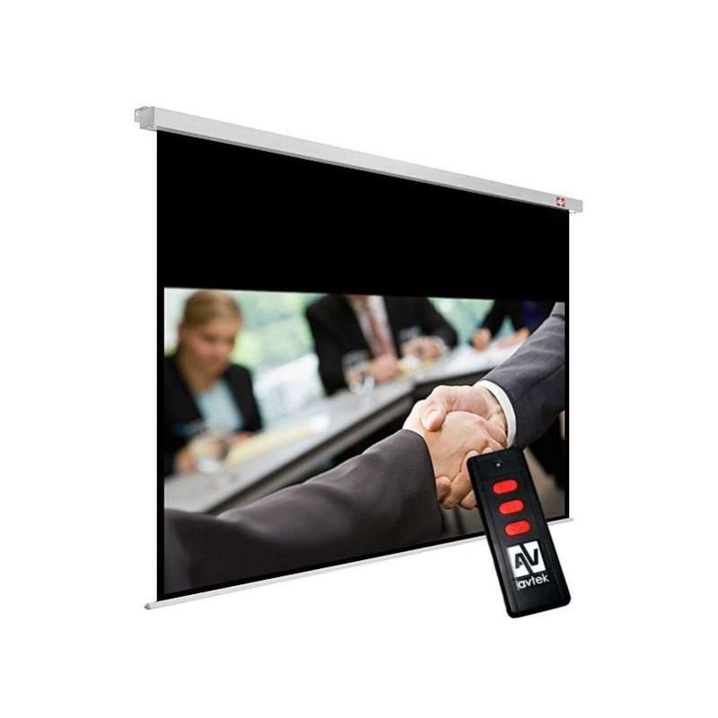 AVTEK 1310963 Avtek Business Electric 240 16:10 235x147cm матово бяло електрическо проекционно платно с черна рамка