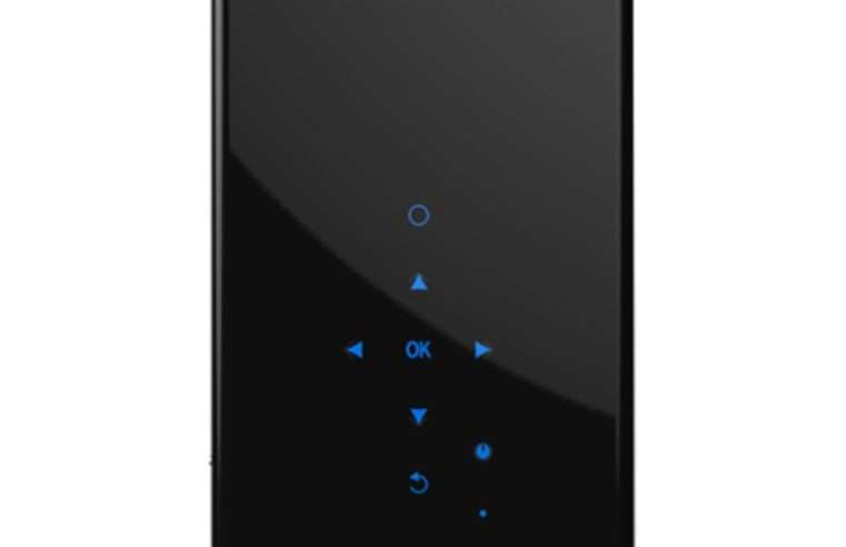 Мини проектор GOMEDIA X2, DLP LED, Android 7.1, 200 ANSI LUM (2000 lm), 2 GB RAM, 16 GB ROM, батерия 4000 mAh (2ч), WiFi 2.4G/5G, Bluetooth, HDMI, Черен, 146 x 78 x 18 мм