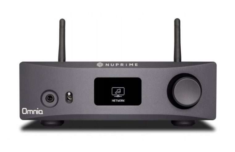 Мултизонов аудио стриймър Nuprime Omnia WR-2 Bluetooth aptX HD Wi-Fi черен 15.1×13.6×5.1cm