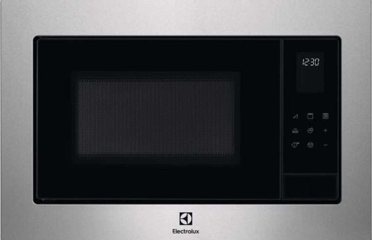 Микровълнова фурна за вграждане Electrolux EMS4253TEX, 25 л, 900 W, Grill 1000 W, Инокс/Черен
