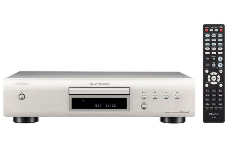 CD плейър Denon DCD-600NE, AL32, сребрист, 43x12x31см