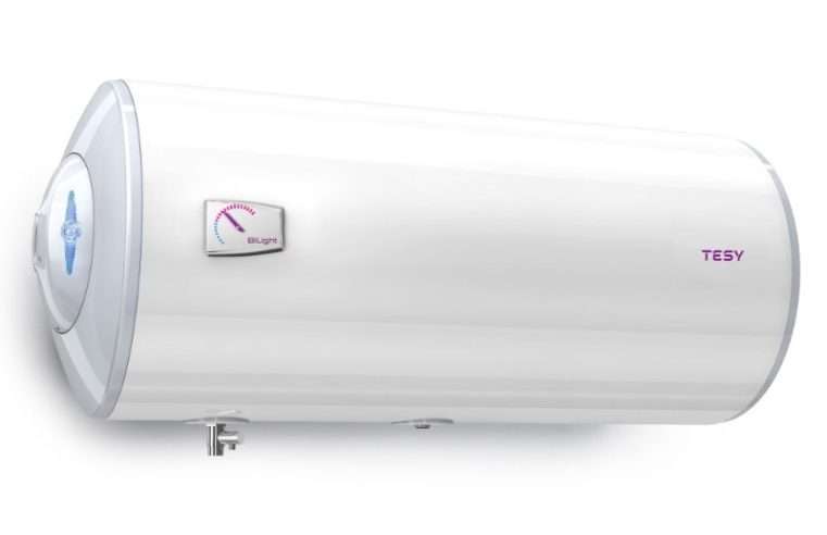Електрически бойлер Tesy GCH 120 44 30 B12 TSR, BiLight за хоризонтален монтаж, 120 л., 3000 W, Изводи за ел. част – отдясно, Клас C